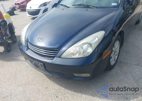 2003 Lexus Es 300 from USA, damaged, VIN JTHBF30G630102038